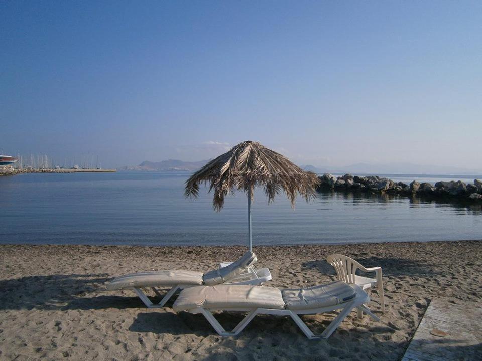 Theodorou Beach Hotel Apartments ซาลิดี ภายนอก รูปภาพ